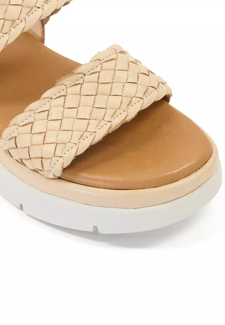 Dune flatform sandals best sale