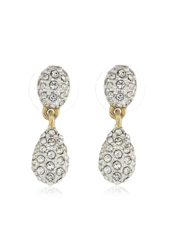 estele gold Estele Gold & Rhodium Disco Light Drop Earrings with Crystals for Women 74E31AC5E0119AGS_1