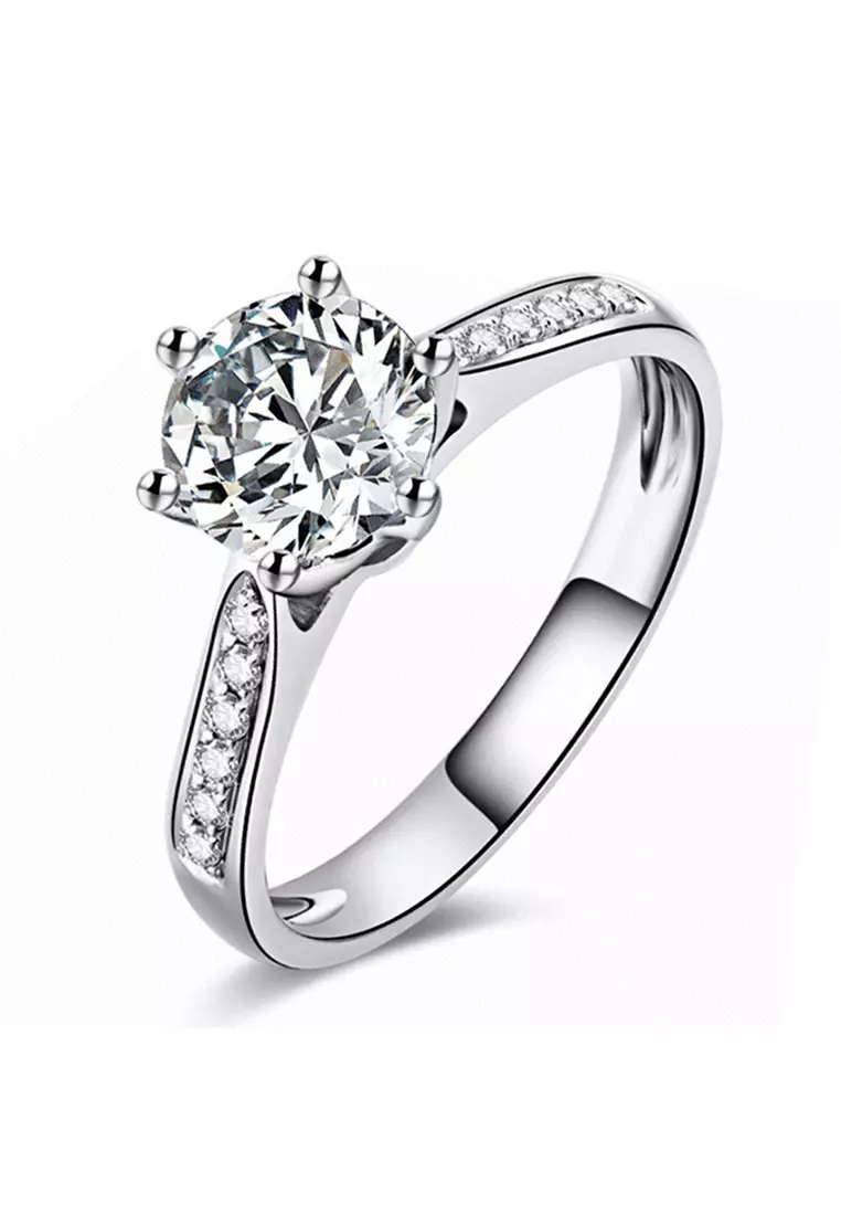 Cz diamond sale engagement rings