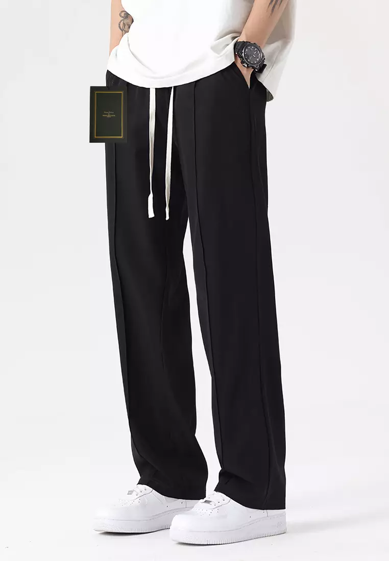 Thin Ice Silk Feeling Straight Pants AC-CK162