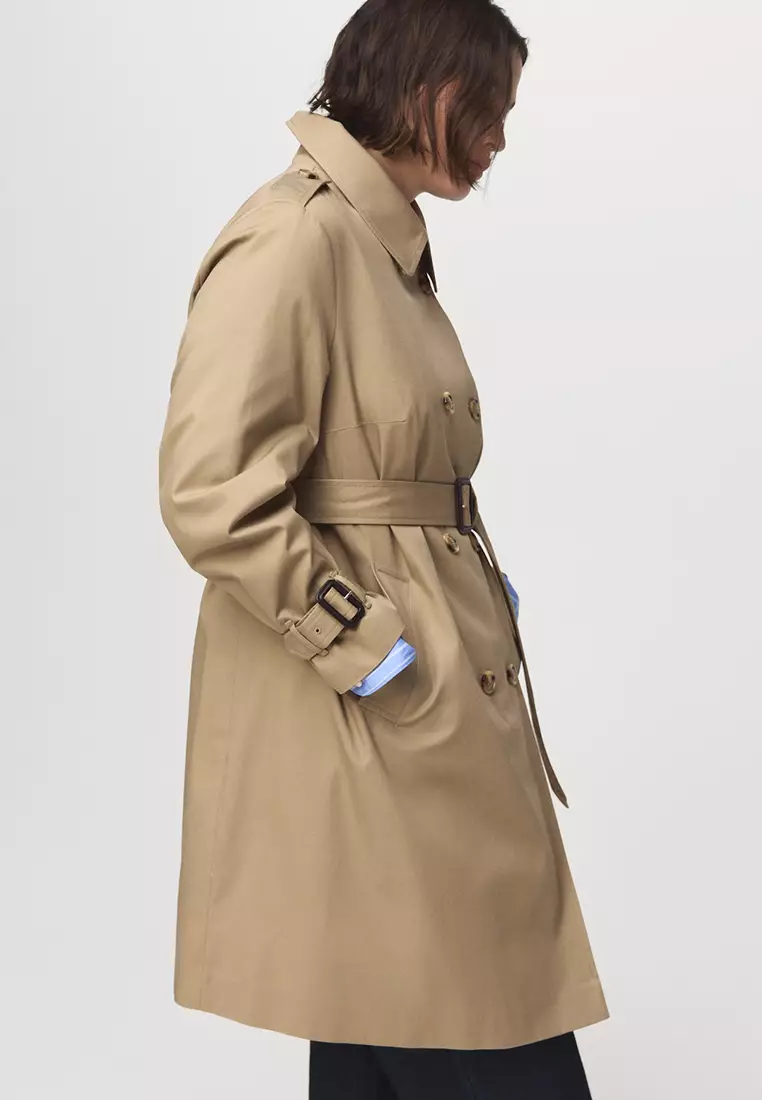 Classic Trench Coat With Belt