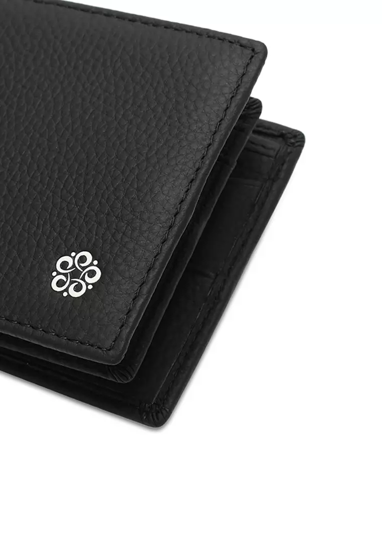 Men's Genuine Leather RFID Blocking Bi Fold Wallet