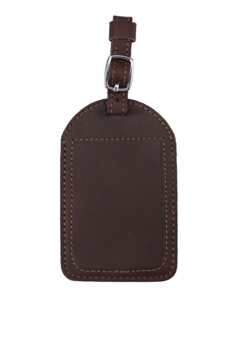 Volkswagen brown Unisex Leather Tag Holder 9341EACDFB2609GS_1