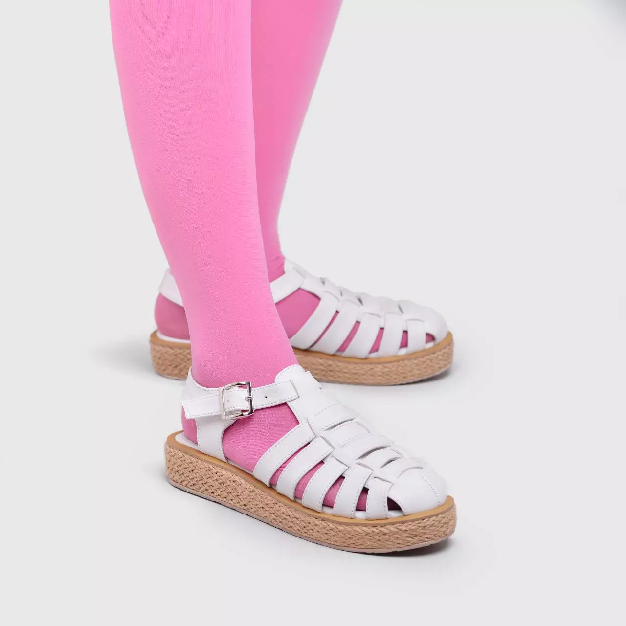 Adorableprojects - Rendeveous Platform White - Sendal Wanita