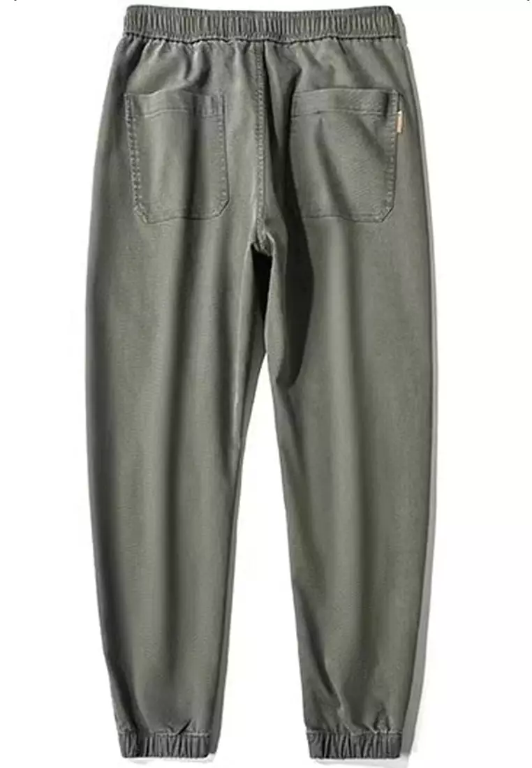 Drawstring Slim Jogger Pants