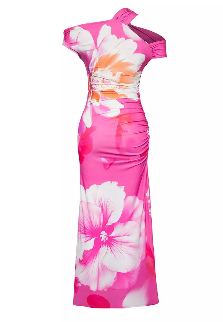 Ruched Midi Dress