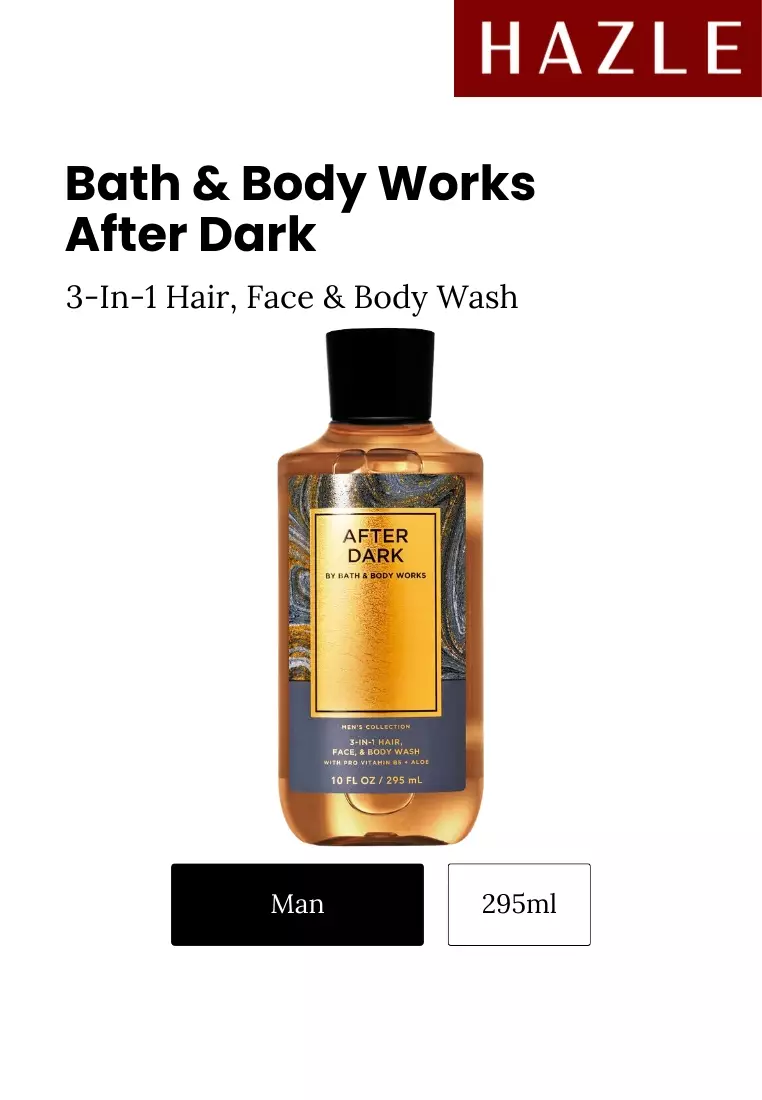 Bath & Body Works After Dark 3-In-1 Hair, Face & Body Wash Man 295 ml