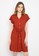 MINEOLA red MINEOLA Dress Rayon Buttons - RED 0C54CAAF061426GS_1