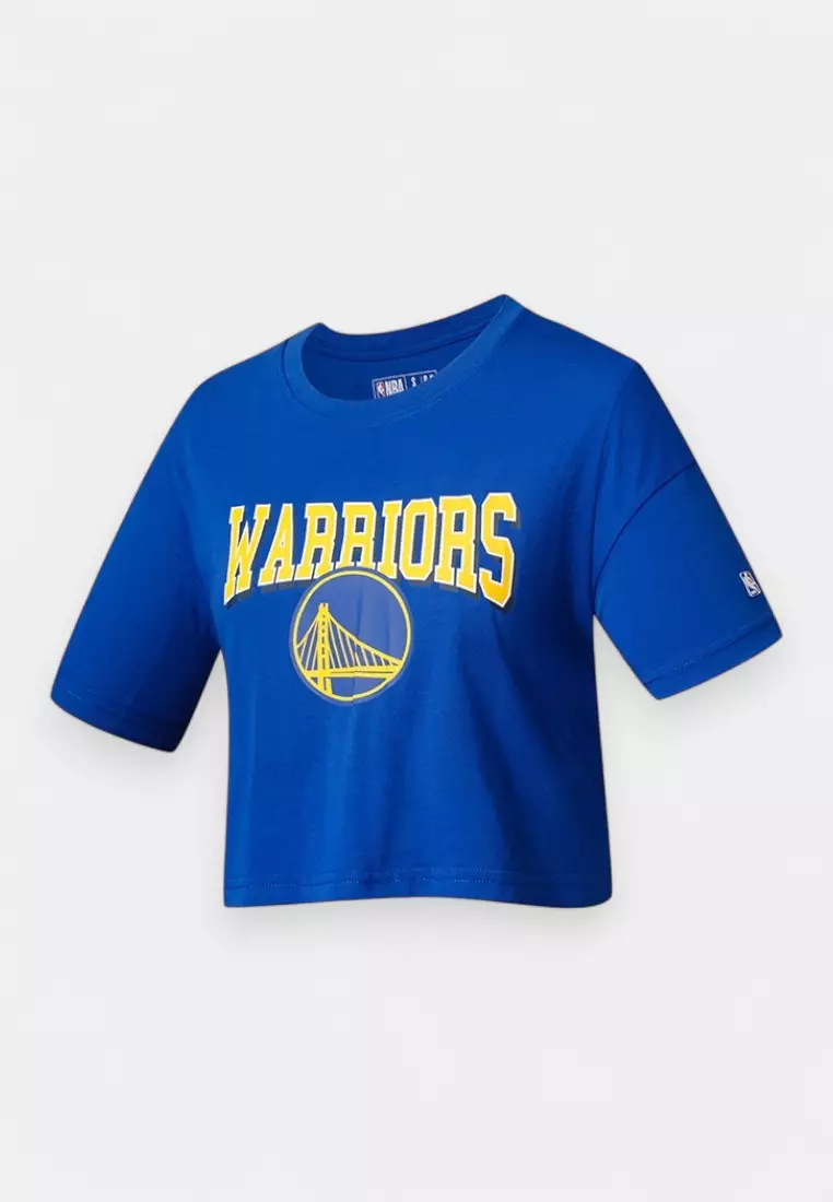 Golden State Warriors Crop Top for Women Box Fit