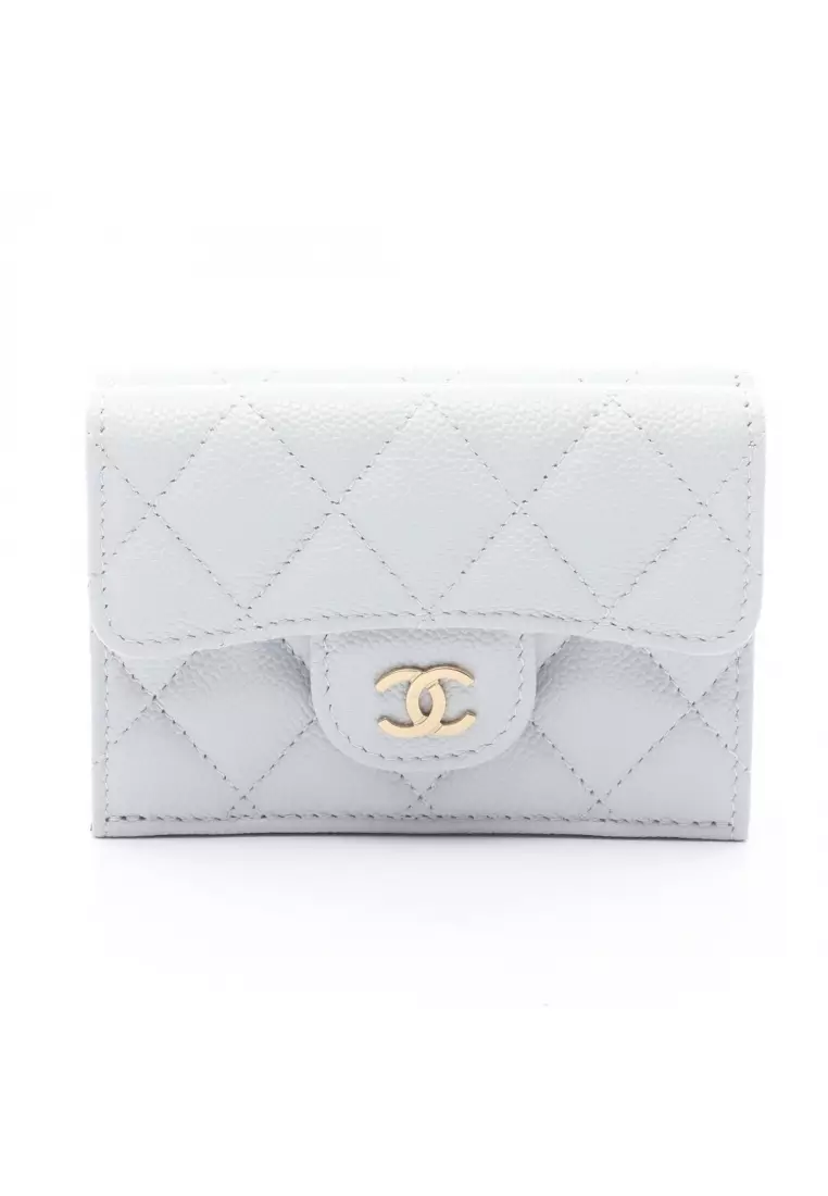 Buy CHANEL Pre-Loved Chanel classic Small flap wallet matelasse