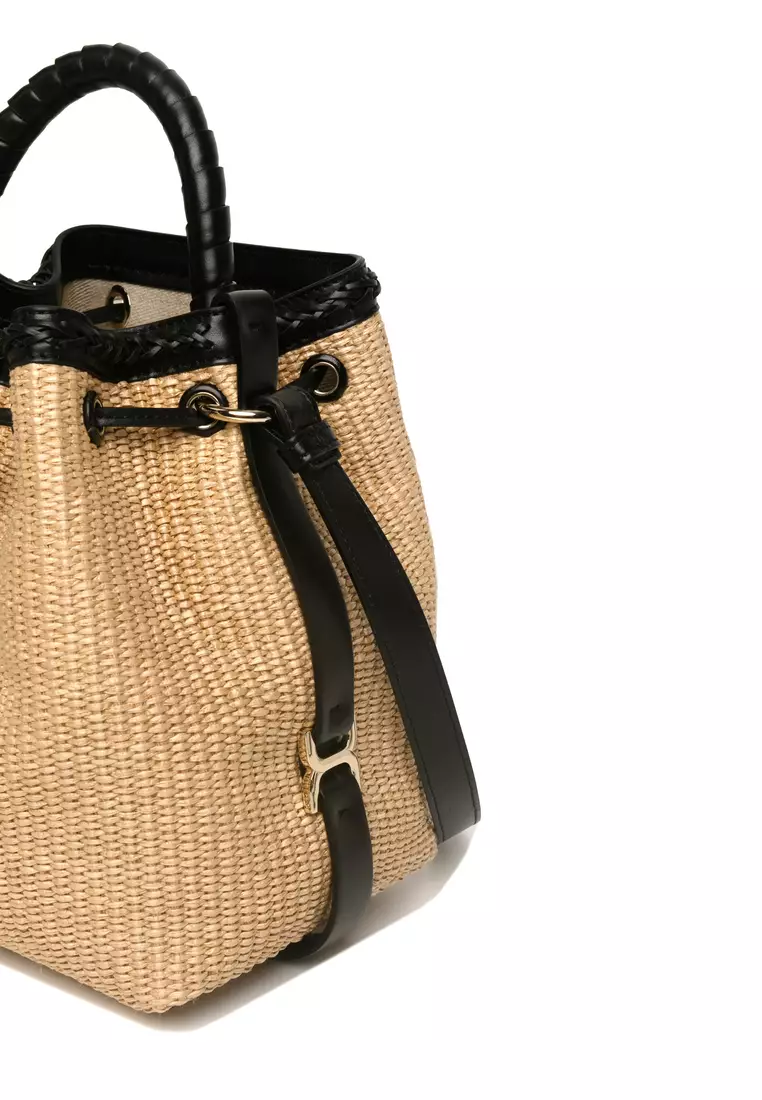 ショルダーバッグ・ポシェット CHLOE MARCIE BUCKET BAG Chloé - Marcie Black Leather Micro Bucket Bag | Mitchell Stores