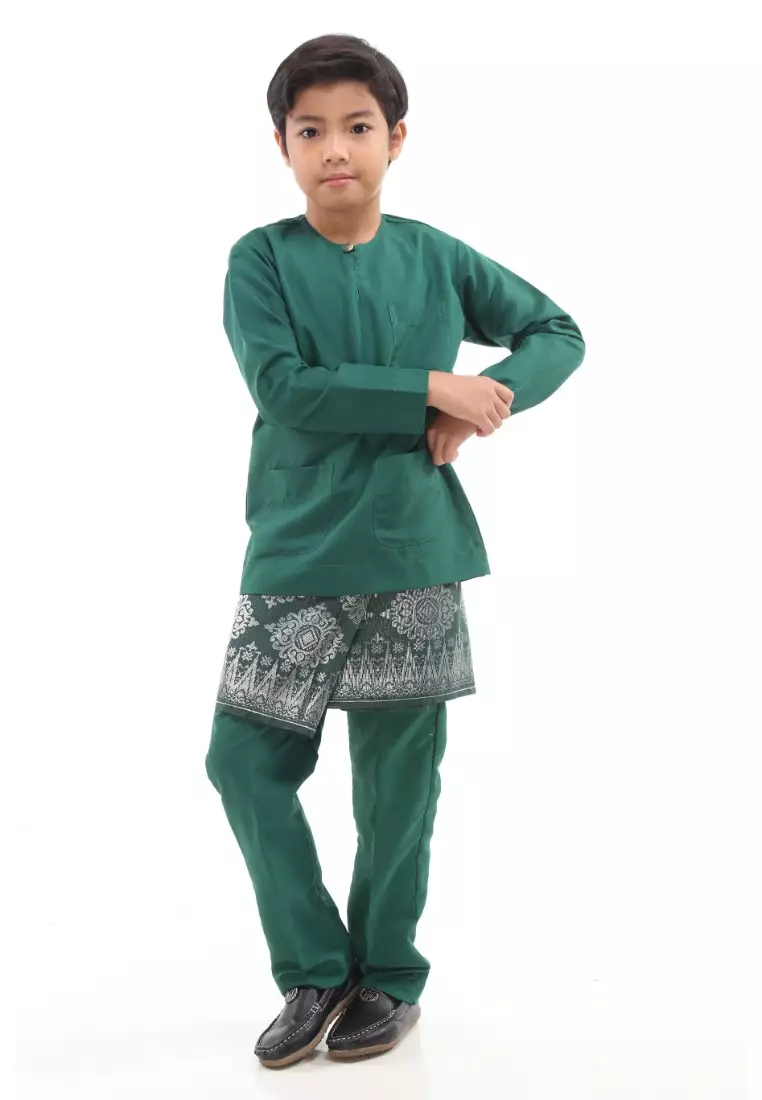 Baju Melayu Moden Teluk Belanga For Kids