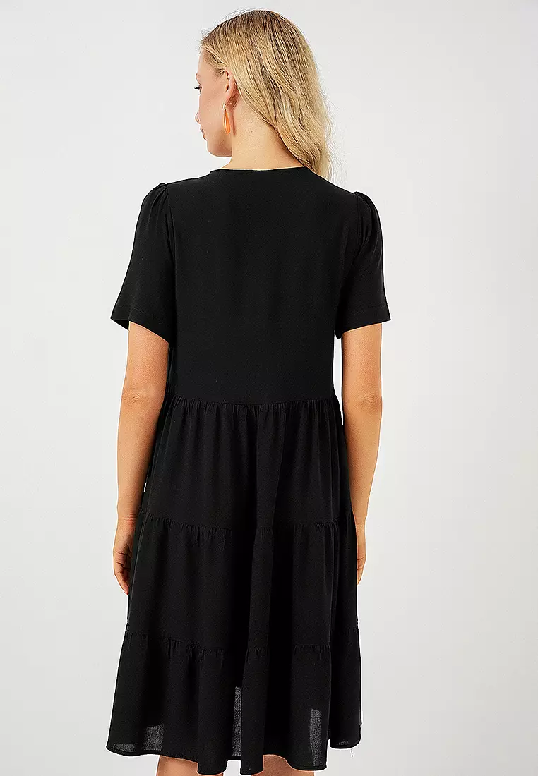 Viscose Knee Length Dress