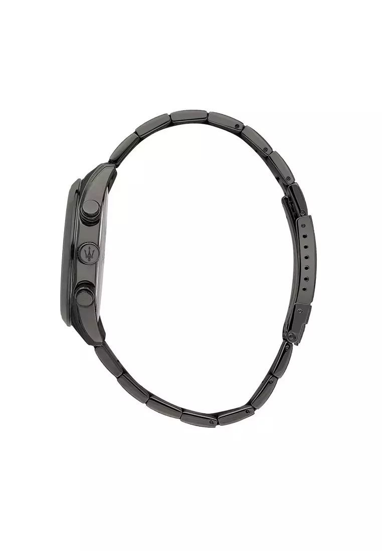 【2 Years Warranty】Maserati Attrazione 43mm Men's Quartz Watch R8853151001 With Luminous Dial Hands