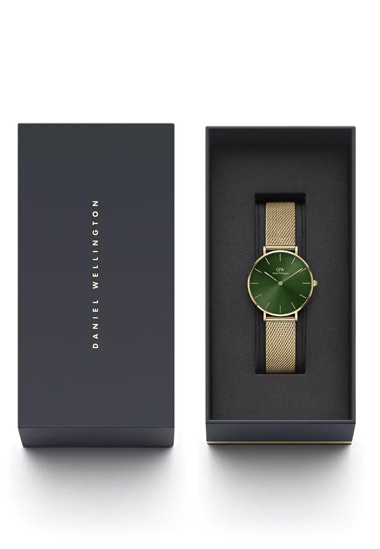 Buy Daniel Wellington Petite Emerald 32mm Watch Green sunray dial