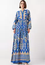 Blue with Mavi Beige