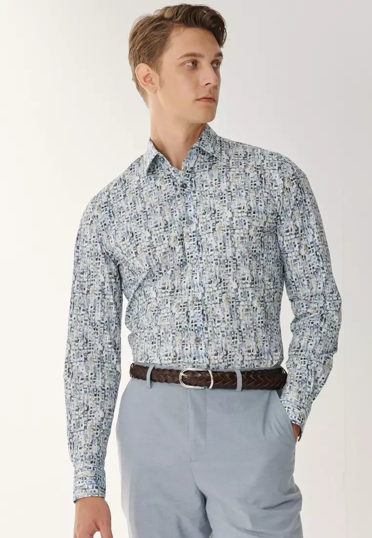 Blue Print Classic Shirt