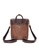Lara brown Men's Vintage European Style Leather Laptop Backpack - Brown 432B5AC7A7095CGS_2