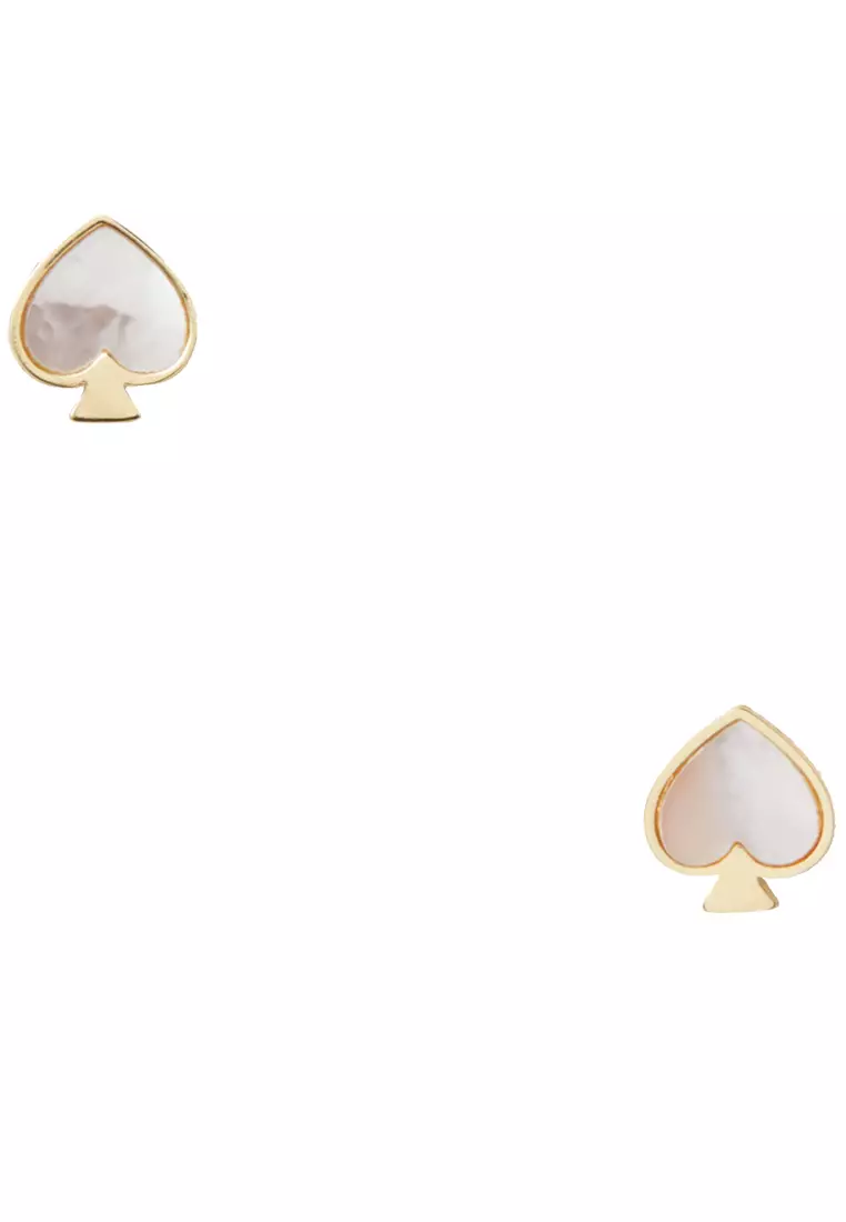 Buy Kate Spade Kate Spade Spade Studs Earrings in Cream Multi o0ru2880 ...