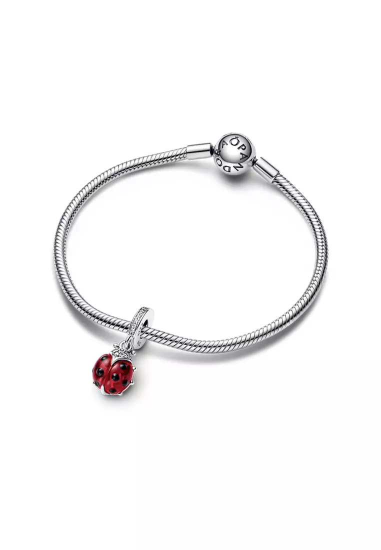 Pandora Red Ladybird Dangle Charm