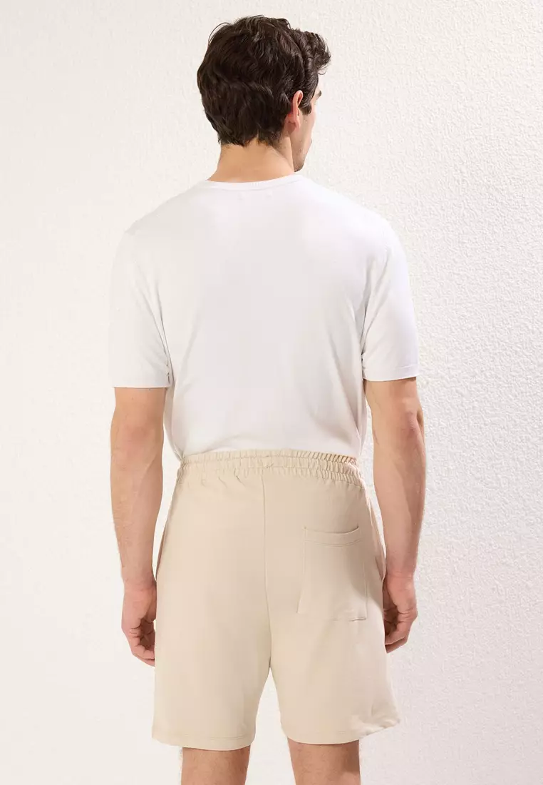 Navy Blue-Stone 2-Pack Regular 100% Cotton Comfort Shorts TMNSS24SR00013