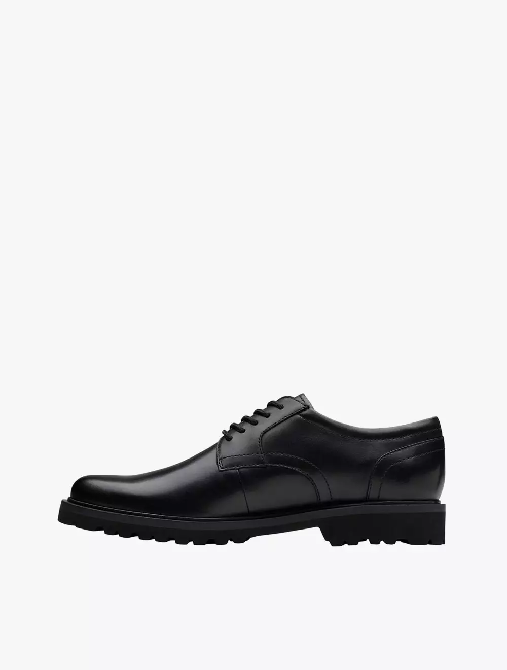 Clarks Berwick Lace Black Leather