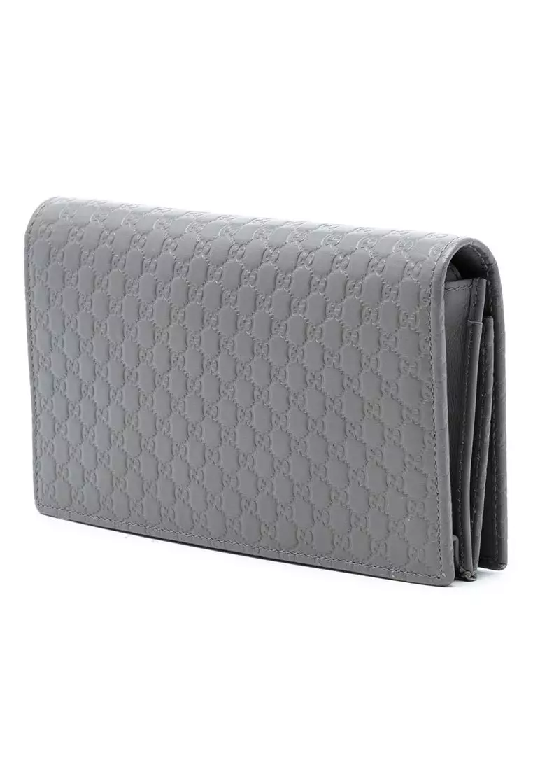 Pre-Loved Gucci Microguccissima Wallet On Strap