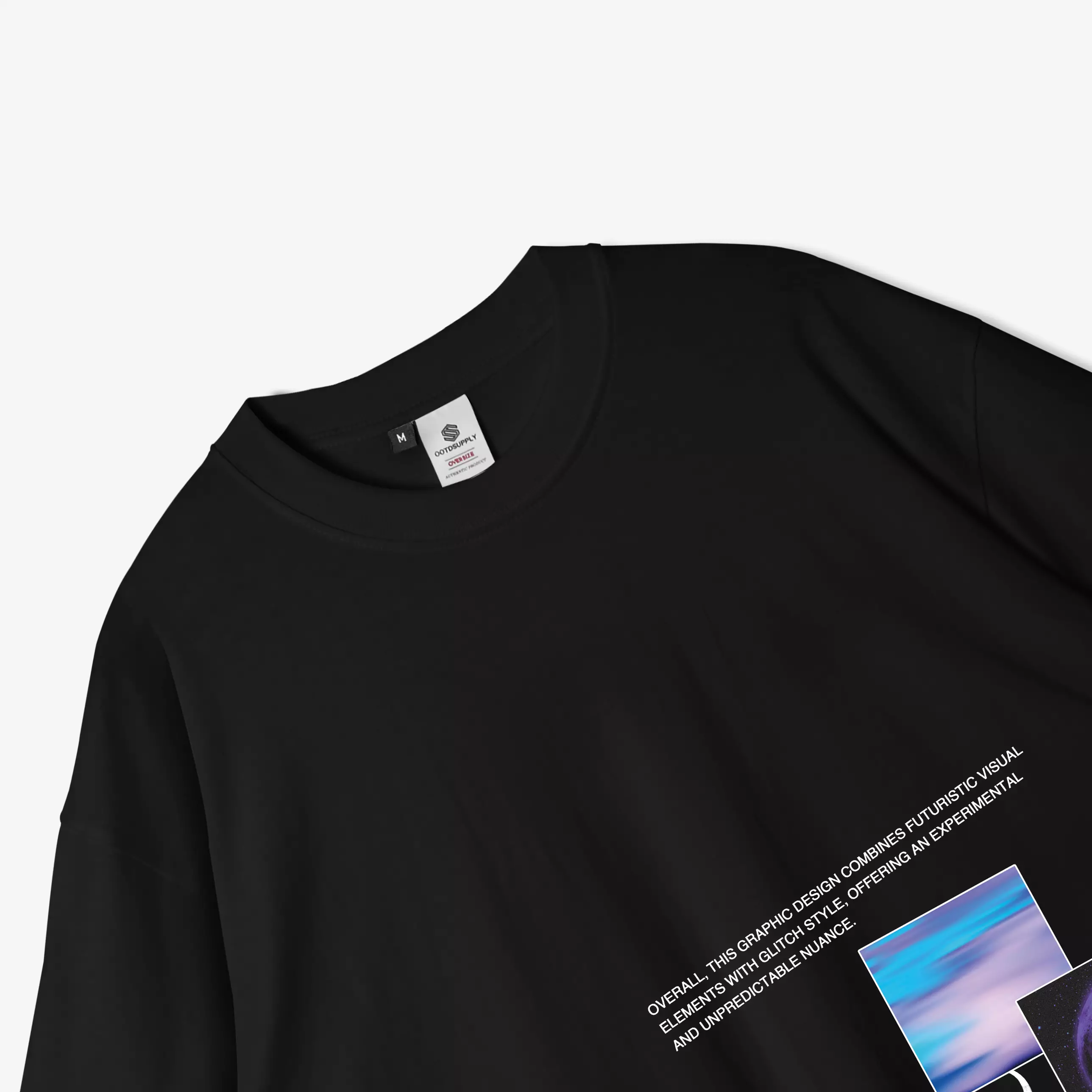 OOTDSUPPLY Oversized Tshirt Infinity Dark Brown & Black l Kaos Oversize Pria dan Wanita OVZ151