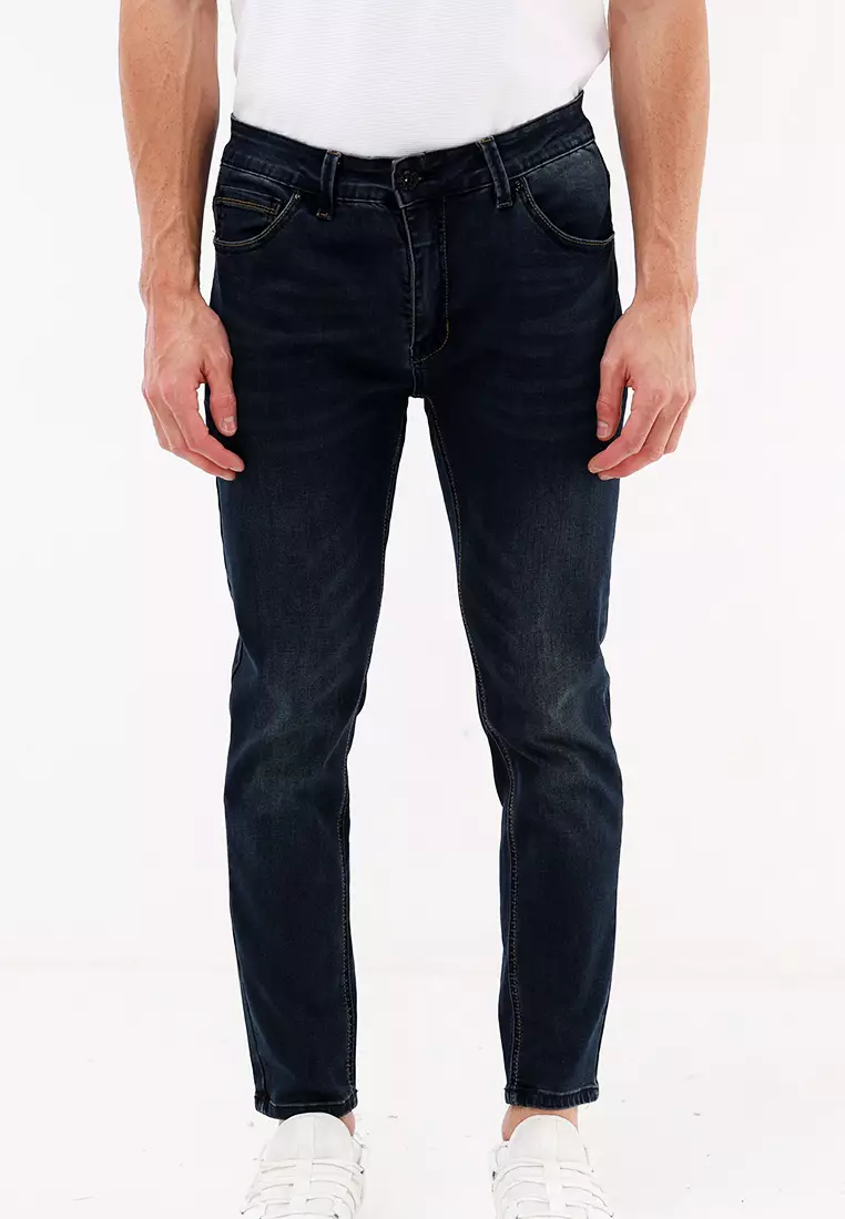 Buy Bossini Men Denim Ankle Pants W/ Stretch 2025 Online ZALORA