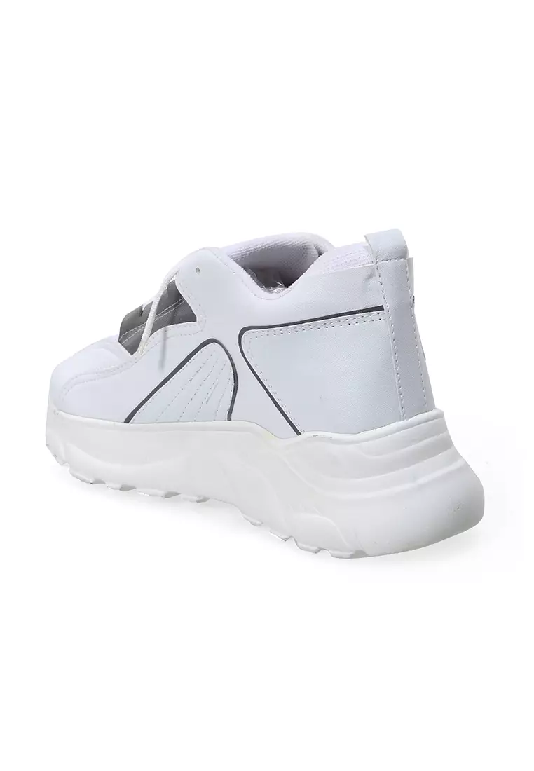 Sneakers Wanita Dual Tone Color Fashion Women Premium Quality - Putih