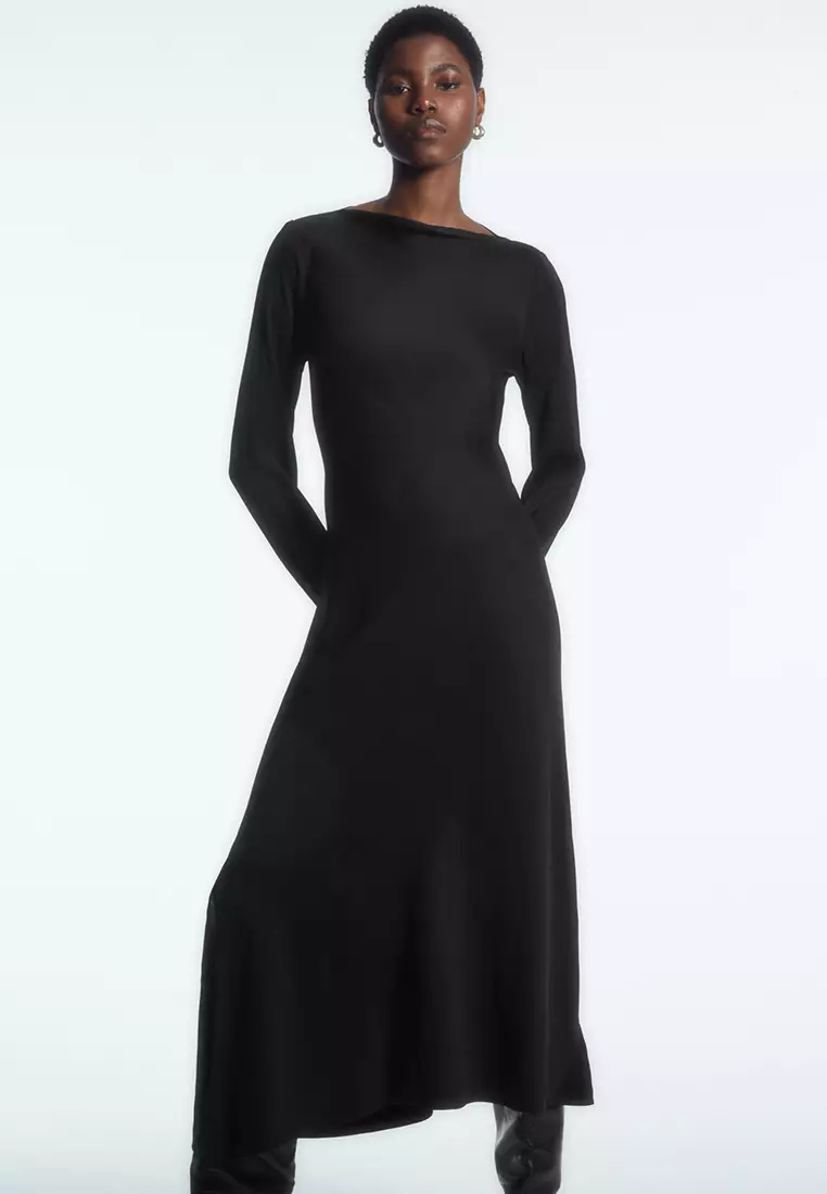 Buy COS Asymmetric Midi Dress 2026 Online | ZALORA
