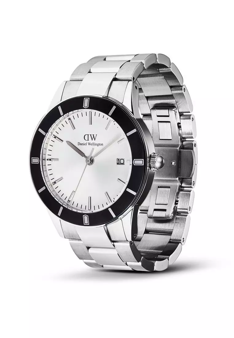 Iconic Paradigma Link Black Bezel - Men Watch stainless steel watch DW Official Authentic Original jam tanggan lelaki DW jam tangan