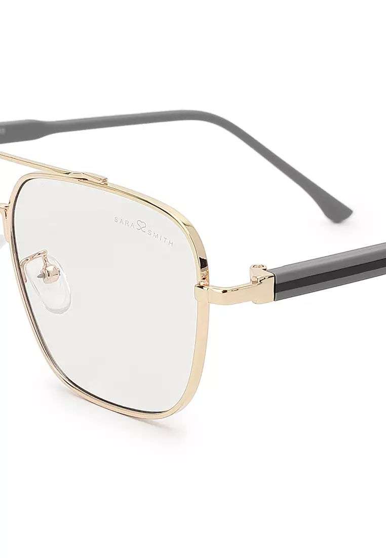 Unisex Photochromic Aviator Sunglasses (Kacamata Hitam) - Emas