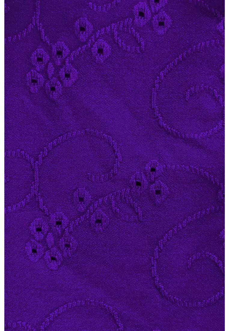 Hailey Ruffled Underwire One Piece Swimsuit / Dusk Eyelet