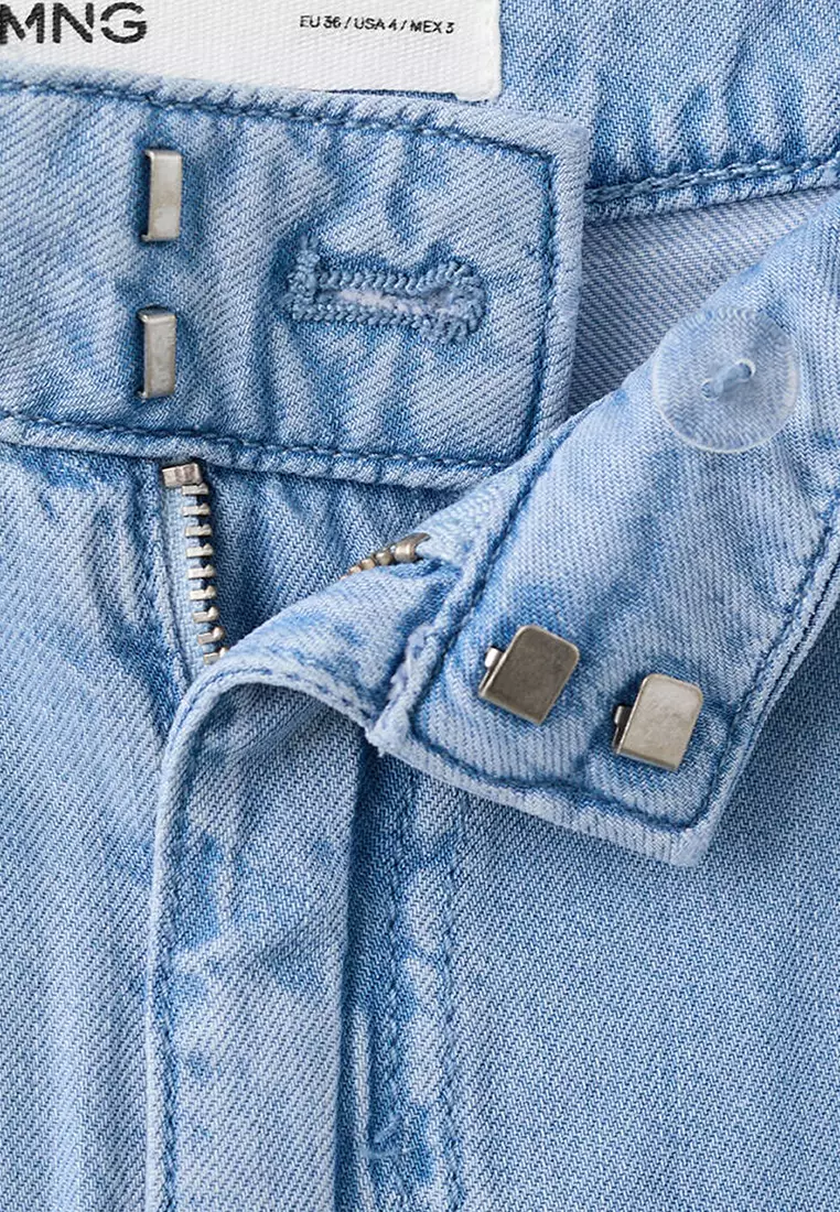 High-Waisted Baggy Jeans