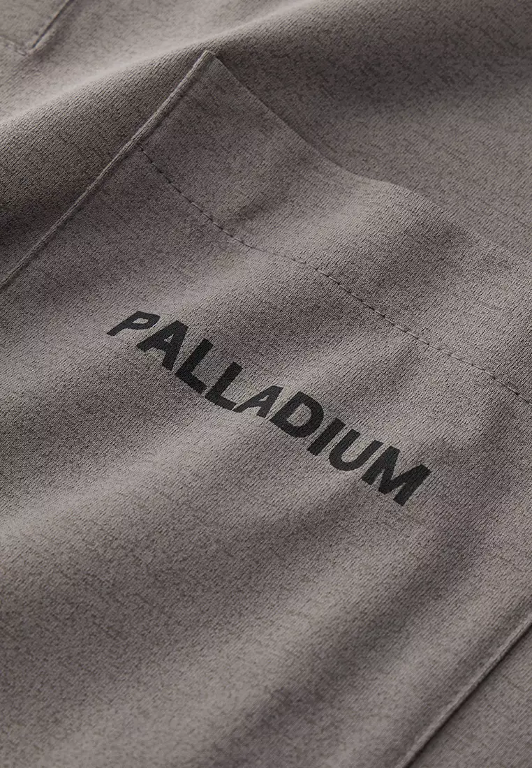 男裝 LOGO 亨利領口袋短袖T裇