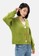 MKY CLOTHING green Colourfull Big Button Knit Cardigan in Green 005AFAA05C258BGS_2