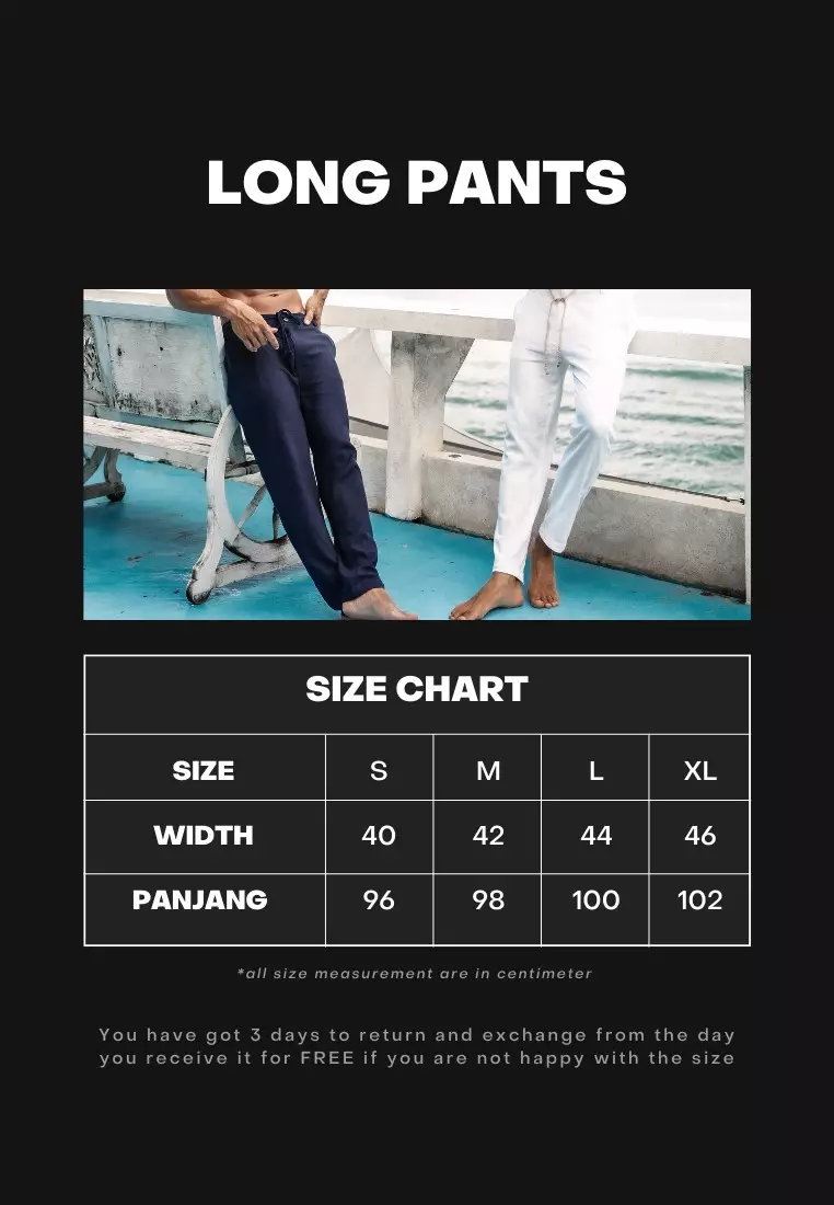 Punaluu Set Kemeja Celana Linen Pria Hitam | Linen Set Men Black