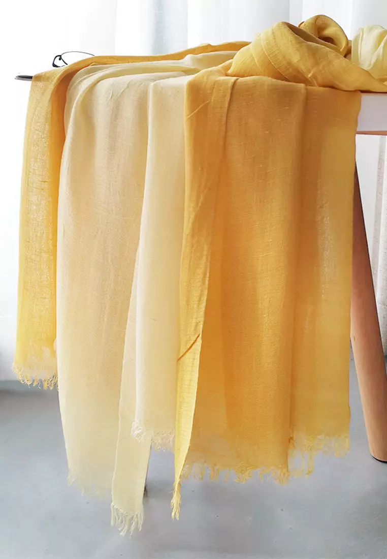 Cotton Yarn Mix Color Tie Dye Scarf JW JS-1100.a