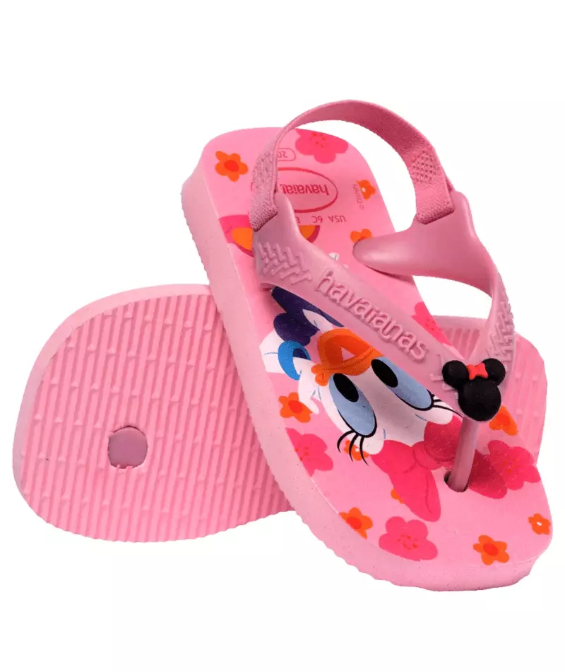 Havaianas New Baby Disney Classics Pink Glow - Sandal Anak