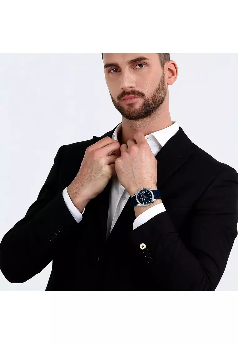 【2 Years Warranty】Maserati Attrazione 43mm Men's Quartz Watch R8851151005