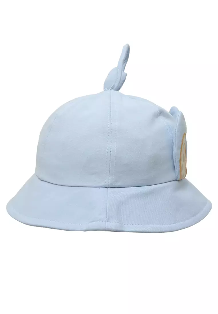 Sierra Topi Bucket Anak Perempuan Desain Kelinci Cute Bunny Hat Material Cotton ORIGINAL - Blue