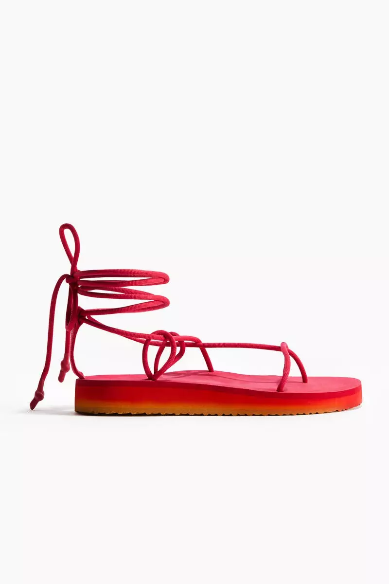 Strappy flatform sandals