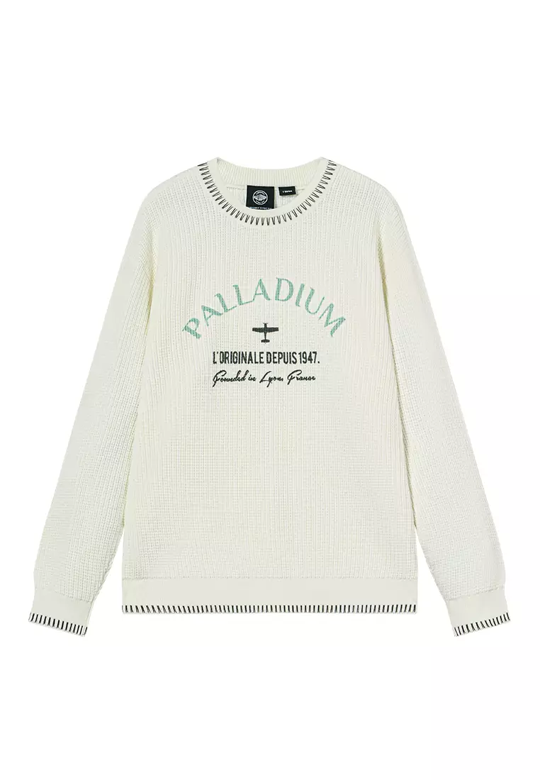 男裝 PALLADIUM LOGO 明線冷衫 針織衣