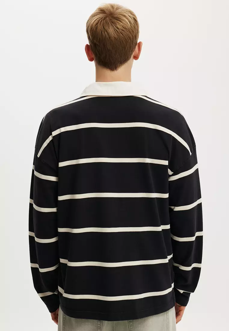 Box Fit Rugby Polo Shirt