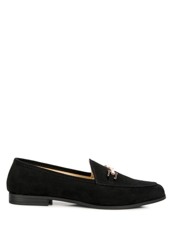 london rag solid black sneakers