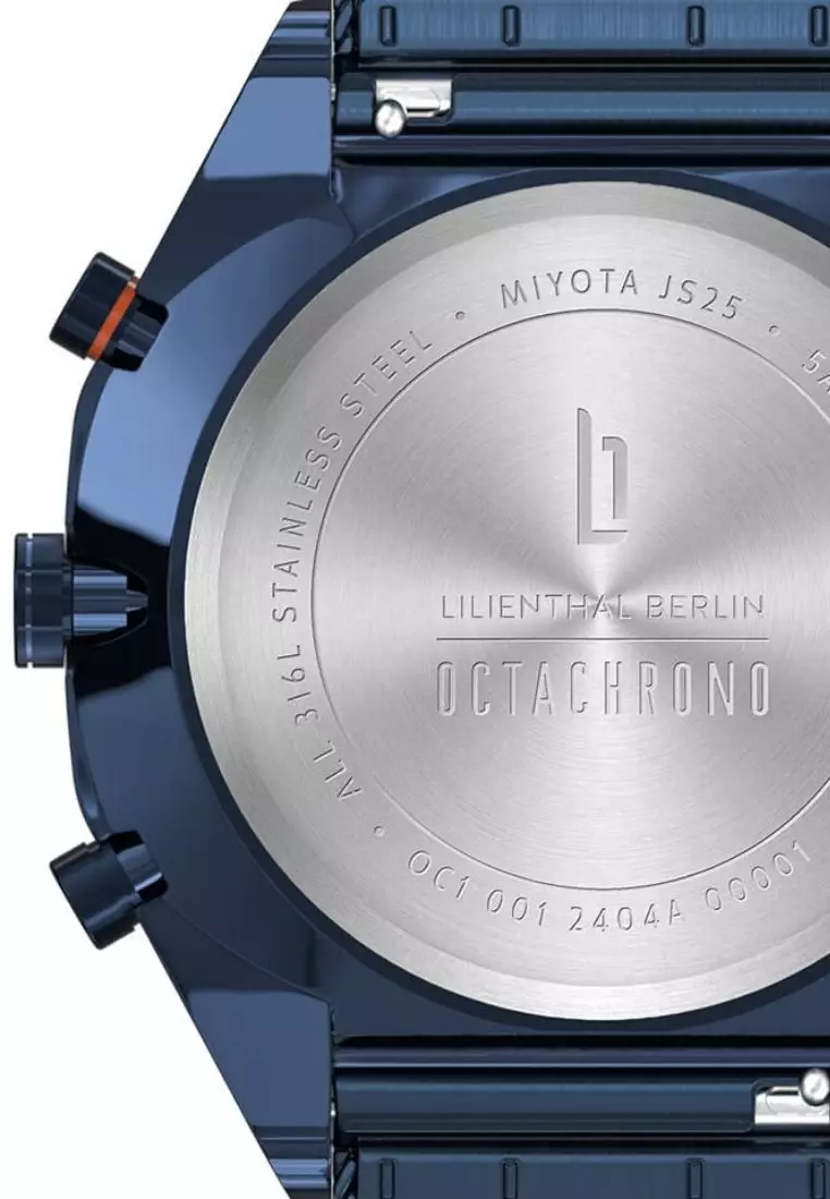 Octachrono Blue Orange - Mesh Strap