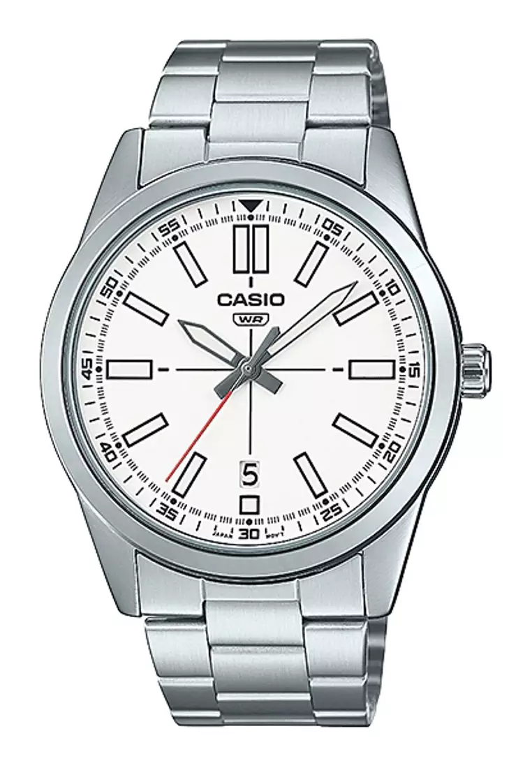 Casio Analog Steel Dress Watch MTP VD02D 7E