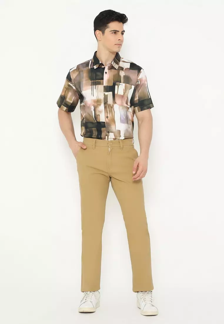 RBJ Celana Chino Panjang Cotton Premium Regular Fit Pria