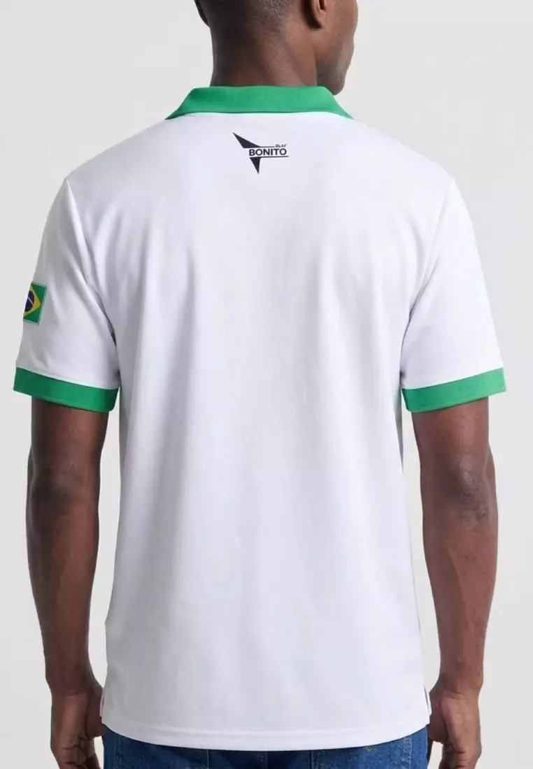 BRAZIL Polo Jersey - The World Reimagined by PLAY BONITO - ! US MEN SIZES ! : S, M, L, XL